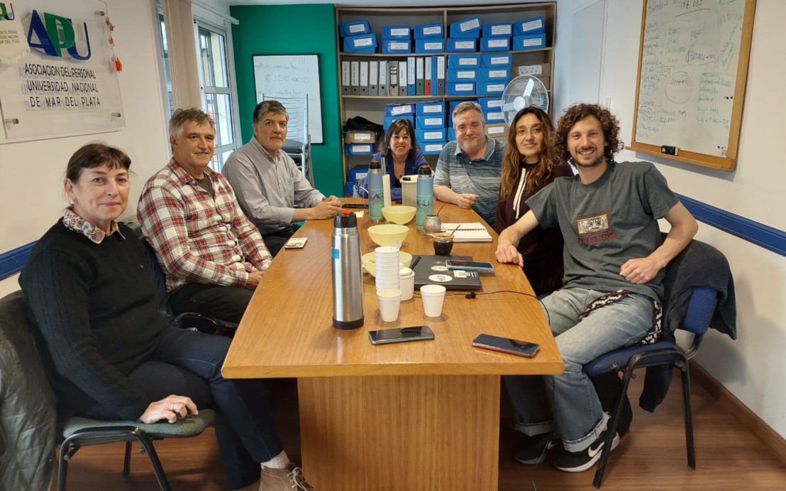 Reunión del Frente de Trabajadores Estatales de Mar del Plata